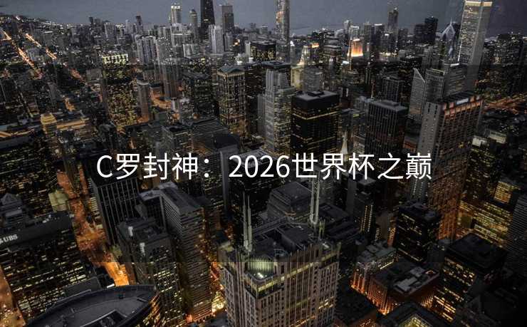 C罗封神：2026世界杯之巅